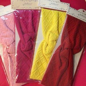 Colorful Knotted Headbands Set of 4